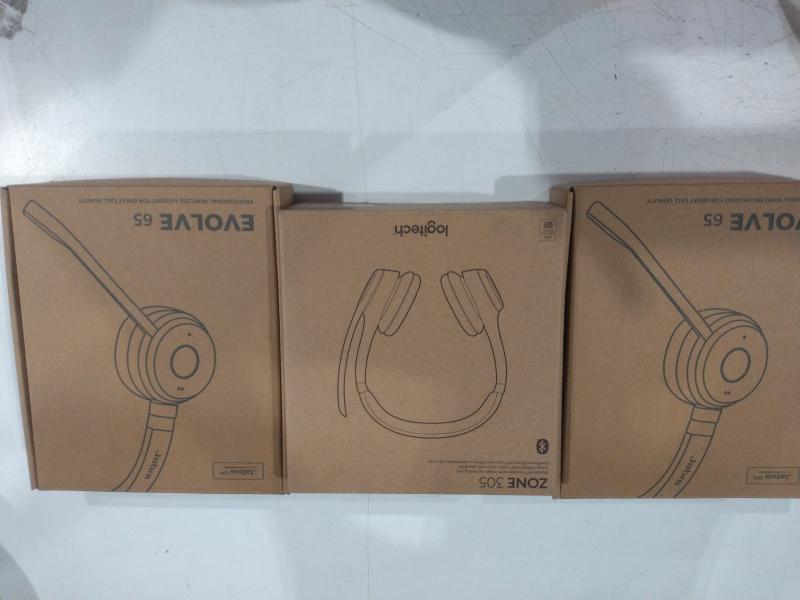 Audio - Jabra Evolve 65 Headset, Logitech Zone 305 Headset - MSRP $295
