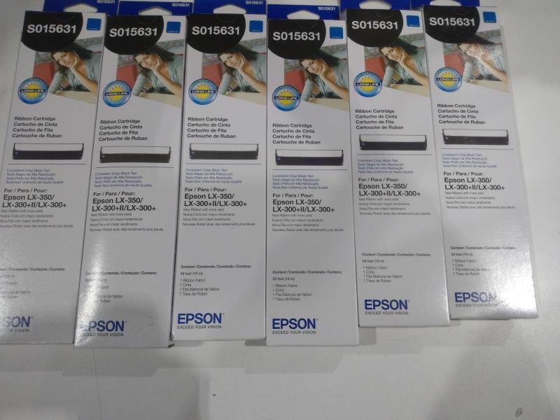 Epson Ribbon Cartridge - Dot Matrix - Black - MSRP $54