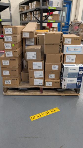 1 Pallet of Moen Bathroom Tub/Showers, Showers & More - MSRP $34,368