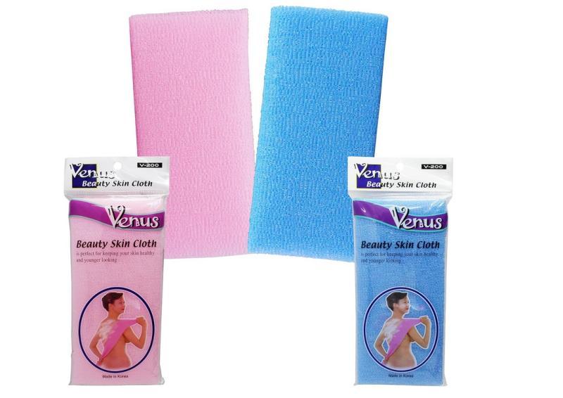 General Merchandise- Venus Shower Exfoliating Skin Towel W / 2 Asst Colors V-500 (48-Pack) Bath - MSRP $8,304
