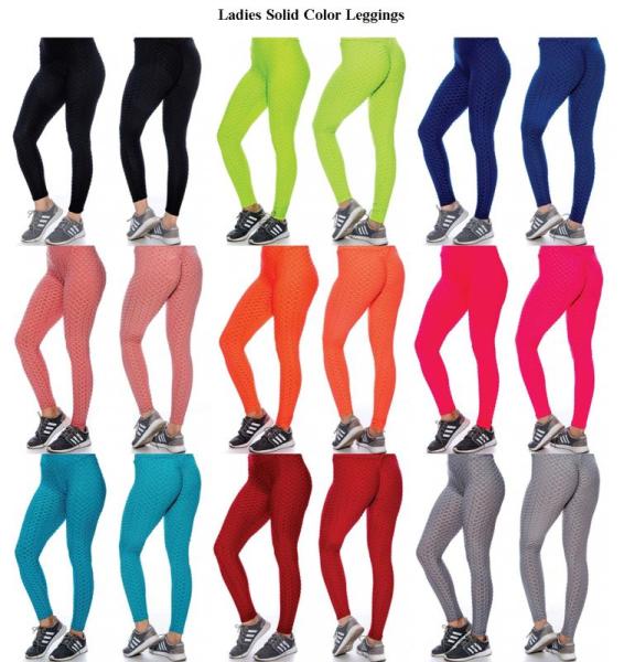 Wholesale Lot of 30 New Stretch Leggings - Great Styles & Colors!