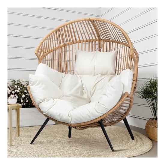 Shintenchi Wicker Egg Chair, Dumos Mattress Topper, Skidee Kick Scooter - MSRP $1,236