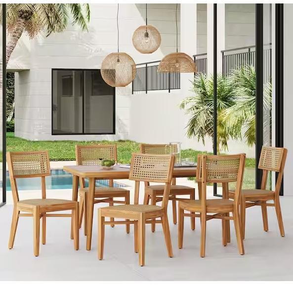 Seasonal - CHRISTOPHER KNIGHT HOME Ellery Patio 7pc Dinning Set, Pocassy, Bestier, Gymojoy - Est Retail $3,045