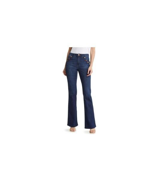 Wit & Wisdom 'Ab'Solution Button Trim Flare Jeans & Assorted Apparel - Original MSRP $1,738