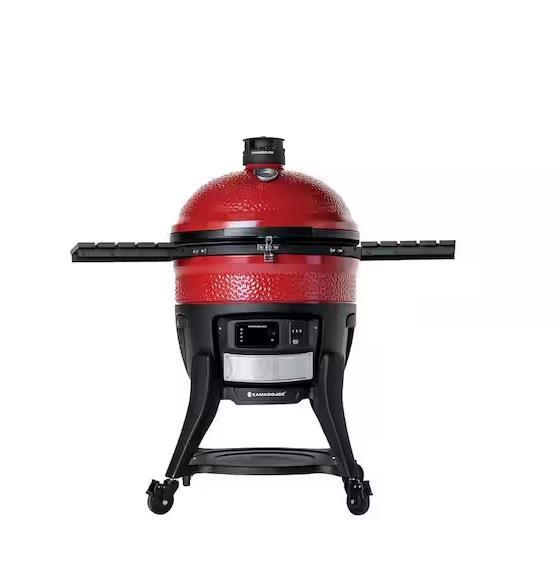 Kamado Joe Konnected Big Joe 24in Digital Charcoal Grill & Smoker - Est Retail $4,400