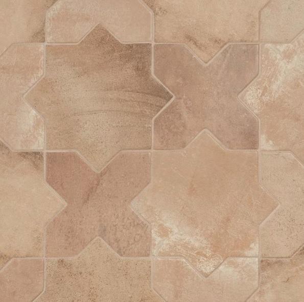 Flooring & Rugs - Ivy Hill Tile Tripoli Star-Crossed Cotto 6.1 in. x 11.9 in. Matte Terracotta -Est Retail $2,951- 1pl