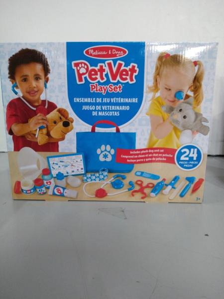 Toys- Melissa & Doug Examine & Treat Pet Vet Play Set - MSRP $3,599