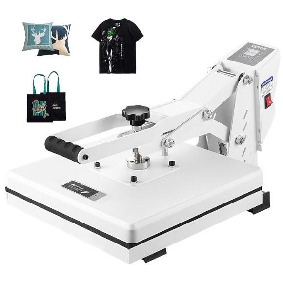 VEVOR Heat Press 15x15 Machine, Non-Stick 22Pcs Ceramic Cookware Set, TOSHIBA EM131A5C-SS Microwave Oven - MSRP $1,555