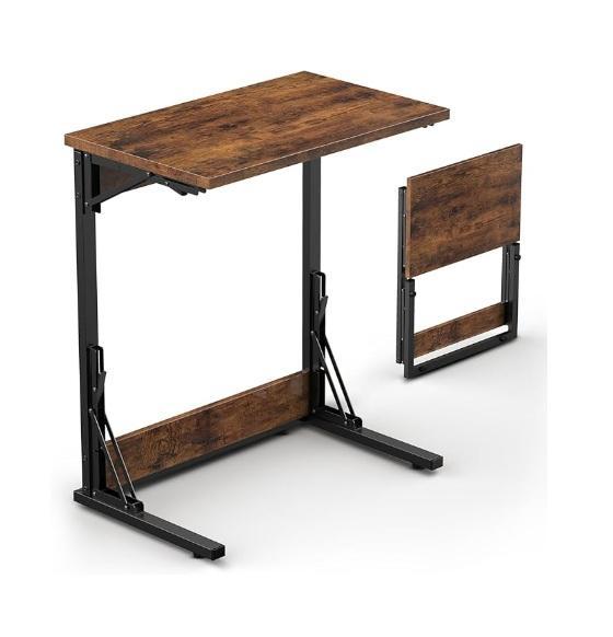 Tatub 24" Folding C-Shaped End Sofa Side Laptop Desk, 10x10 Pop-Up Canopy, Bora Speedhorse Saw Horse - MSRP $2,002