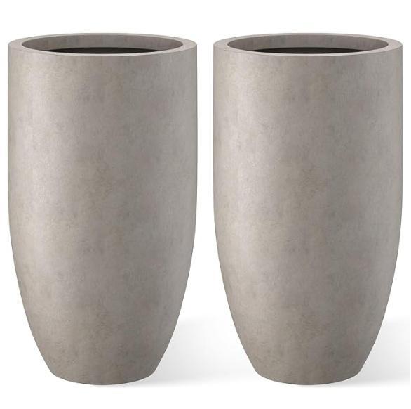 Kante 24" Tall Round Concrete Planter, IDEALHOUSE Twin Bed Frame, Antennas Direct 8-Element Bowtie Antenna -MSRP $1,577