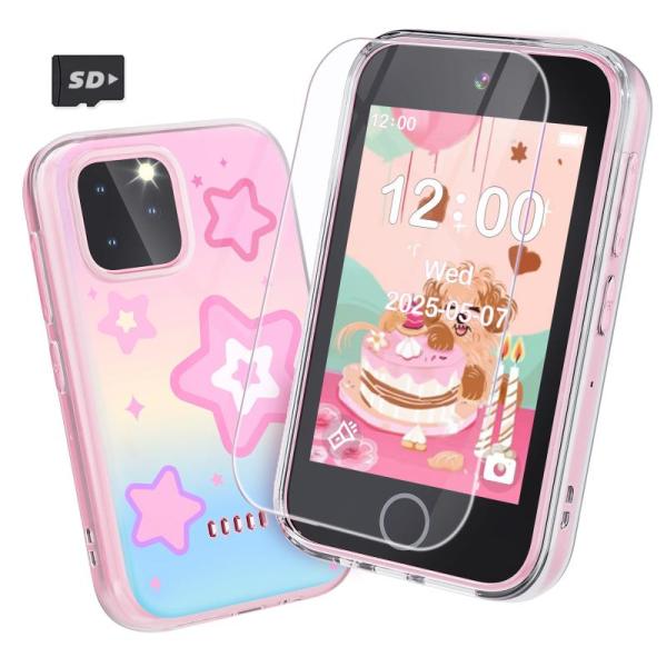 Camera - Touchscreen Kids Phone Toys with Dual Camera, Assorted Photo Booth Backdrops - MSRP $1,097