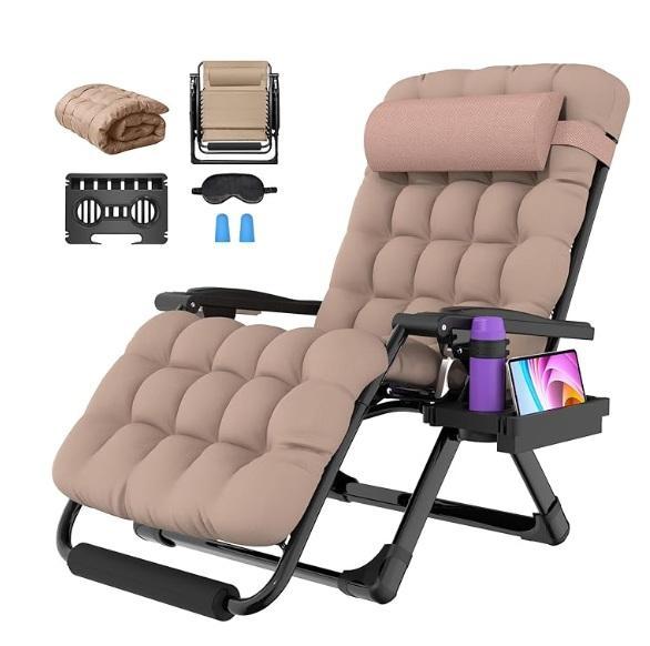 Suteck Oversized Zero Gravity Outdoor Recliner Chair, VECELO Bar Stools, Graco Simple Sway Baby Swing - MSRP $1,031
