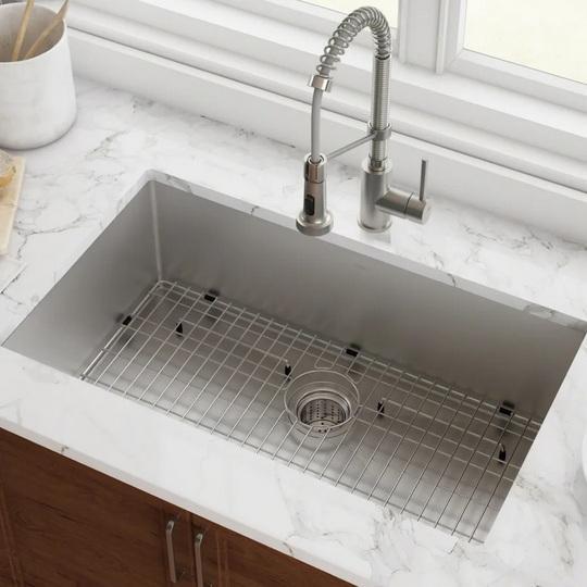 Kraus KHU100-32-100-75MB Stainless Steel Kitchen Sink - MSRP $599