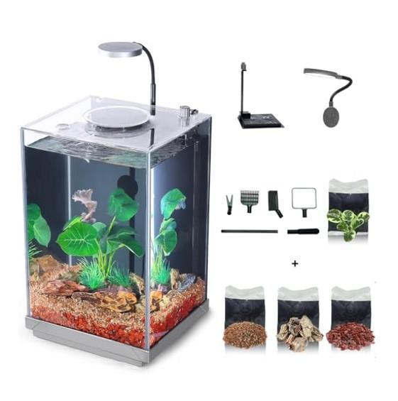 Nano Desktop Betta Aquarium, Bella Rice Cooker, Honeywell 7.5' Pre-Lit Christmas Tree - MSRP $1,778