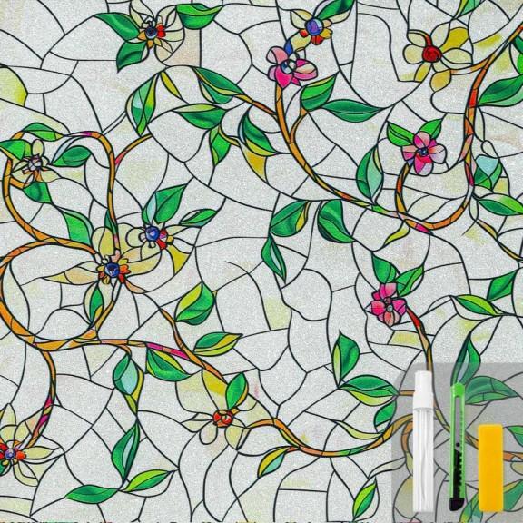 Home - Stained Glass Style Window Film, Ancrown UV Sanitizer Lamp, Hyleory Heated Blanket - MSRP $12,778