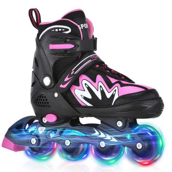 Outdoors - Adjustable Inline Skates for Kids, Scooters for Kids, OutdoorMaster Wrist Guards - MSRP $5,041