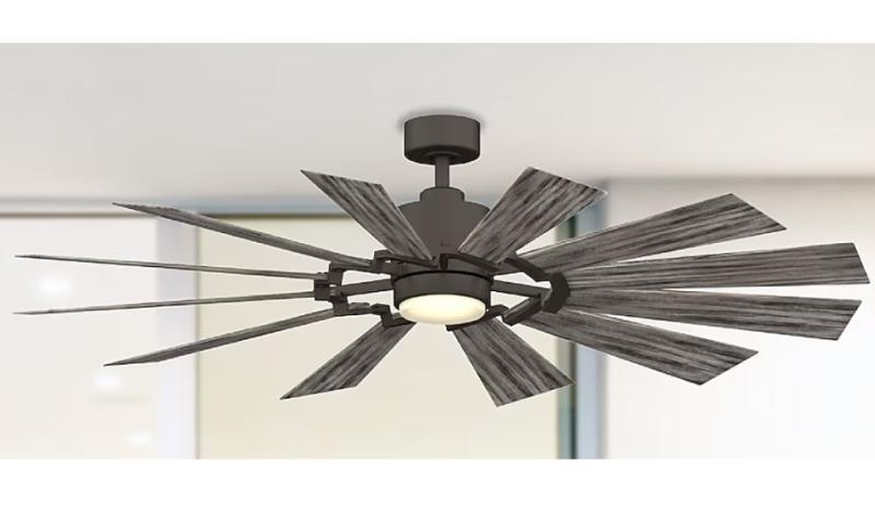 FANIMATION Kindred 60in LED Ceiling Fan, Greenworks 2500PSI 2GPM Cold Water Electric Pressure Washer - MSRP $3,217