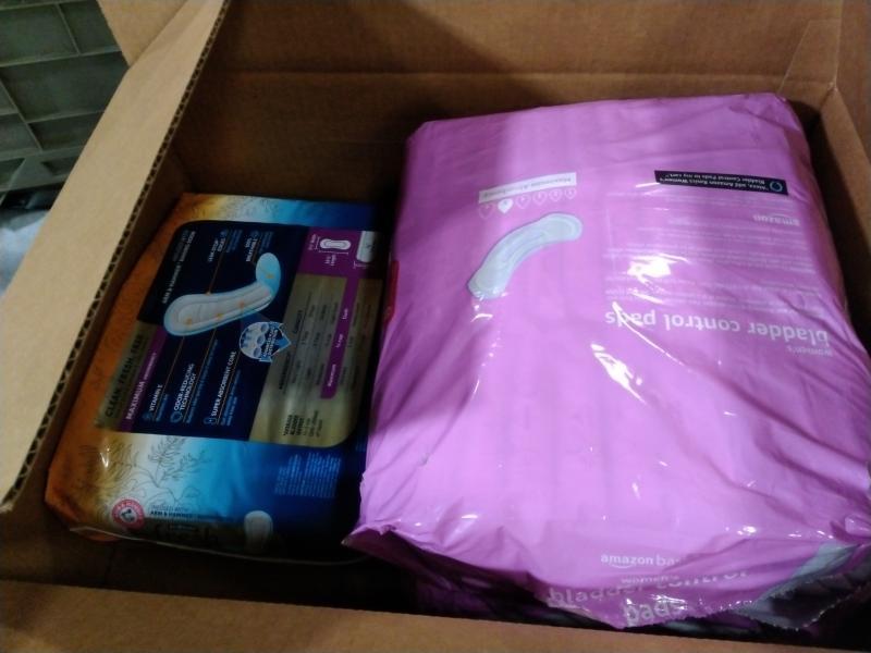 Health & Beauty - FitRight Incontinence Pads, Amazon Basics Incontinence Pads - MSRP $29