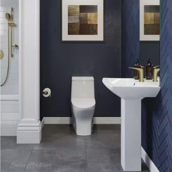 Sublime II One-Piece Round Toilet by Swiss Madison - MSRP $541