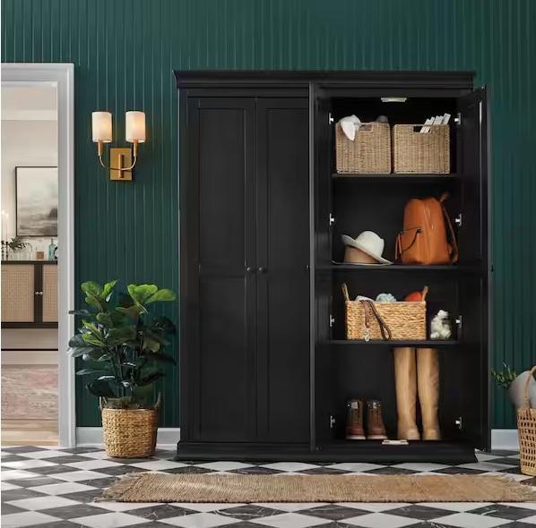 Home Decor - HDC Mansell Black Wood Accent Storage Cabinets, Meyer&Cross TV Stand, BYBLIGHT - Est Retail $2,002