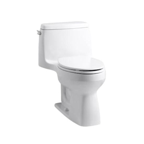Kitchen and Bath - Santa Rosa 12 in. 1-Piece 1.28 GFP Single Flush Elongated Chair Height Toilet - Est Retail $439