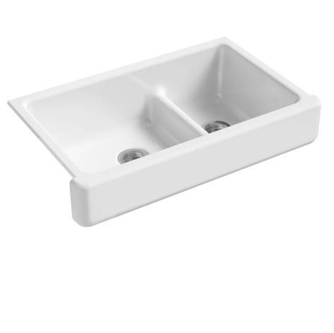 Kohler K-6426-0 Cast Iron Kitchen Sink - MSRP $1,464