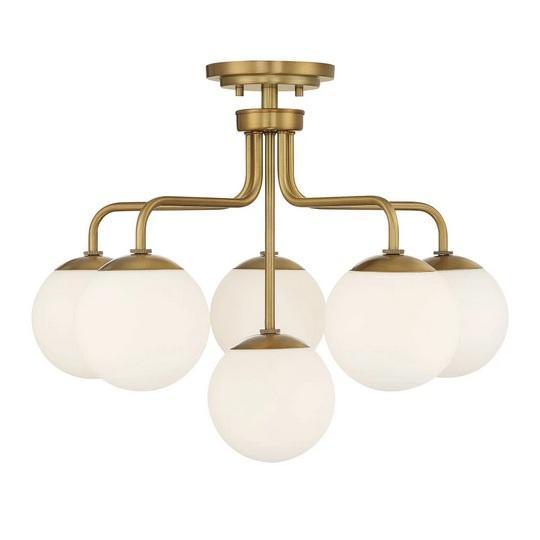 Savoy House 6-1950-6-322 Semi-Flush Ceiling Fixture - MSRP $506