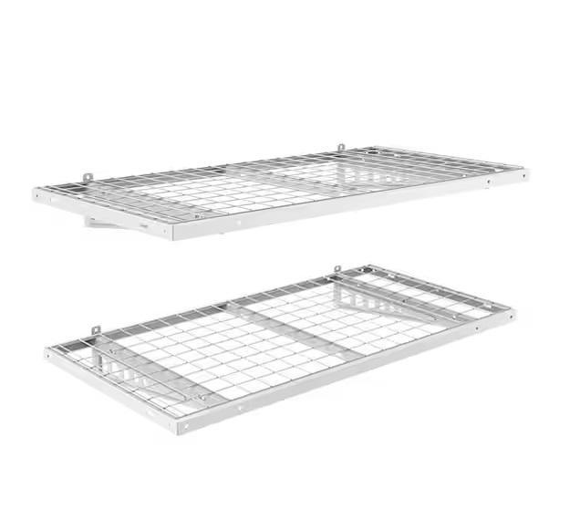 Pallet of FLEXIMOUNTS 24inx48in Heavy Duty Wall Shelf with Brackets - Est Retail $1,452