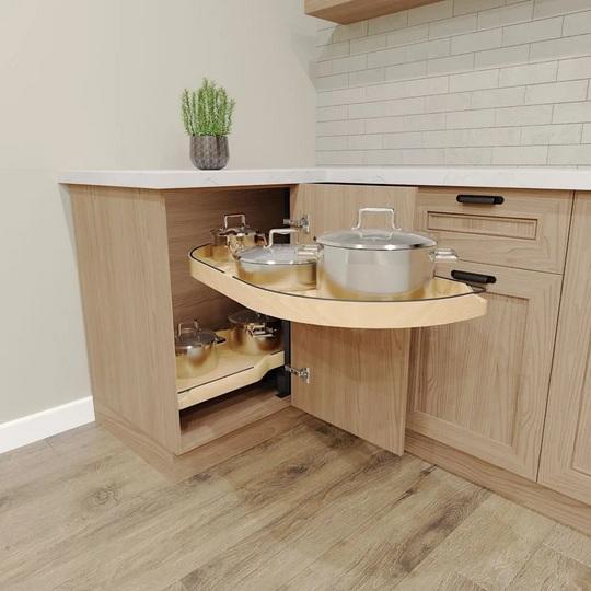 Rev-A-Shelf 487CC-12-LMB Lazy Susan Cabinet Organizer - MSRP $564