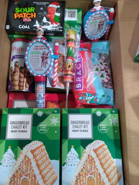 Groceries - Assorted Christmas Candy, The Original Donut Shop Regular Value Pack K-Cup Pods, Advil Gels - MSRP $8,343