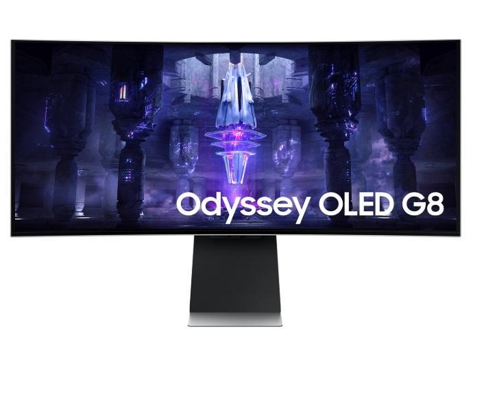 Samsung 34' Odyssey QD-OLED Ultra WQHD Curved Gaming Monitor, SwissGear Sion Softside Expandable Luggage - MSRP $2,369