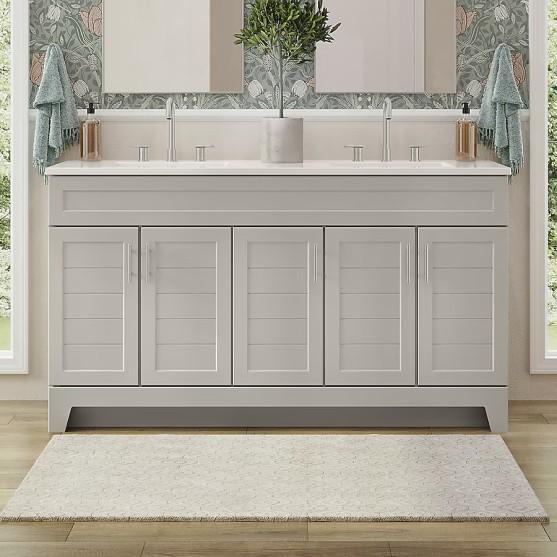 Style Selections Kirkman Bathroom Vanity Combo, Sandbanks Vanity Combos - MSRP $2,057