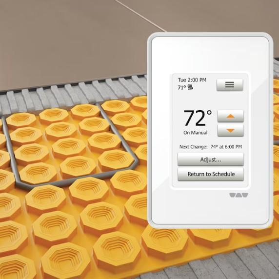 Schluter Systems Floor Heating Thermostat, Suncast Wicker Resin Deck Box, Altitude Ceiling Fan - MSRP $2,320