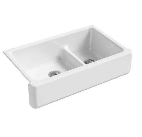 Kohler K-6427-0 Cast Iron Kitchen Sink - MSRP $1,464