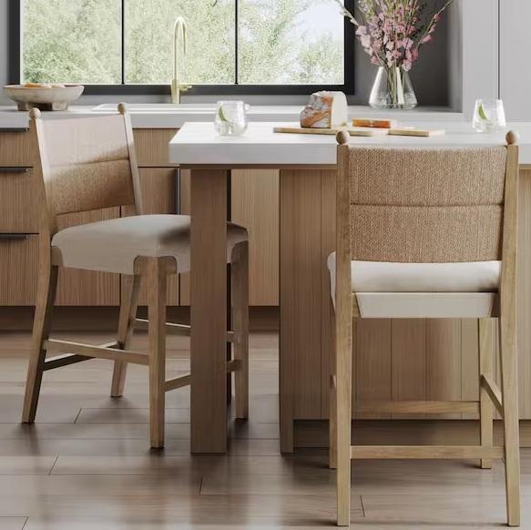 Home Decor - Nathan James Bar Stools, Husky, Seafuloy, Uixe, happimess, Humble Crew, Carnegy Avenue - Est Retail $2,280