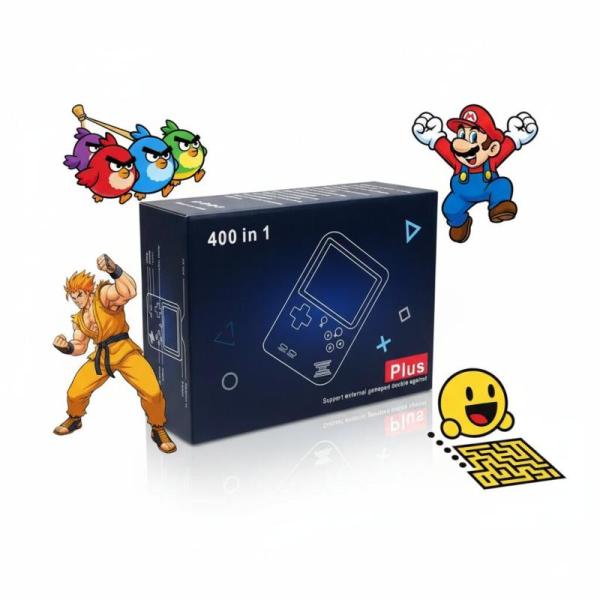 Classic Retro Handheld Game Console Lot 400 Games Built-In