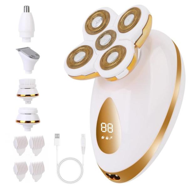 Beauty - Women's Electric Shaver, VGO Neck & Face Cream, Jofay Press-On Nails Set - MSRP $9,106