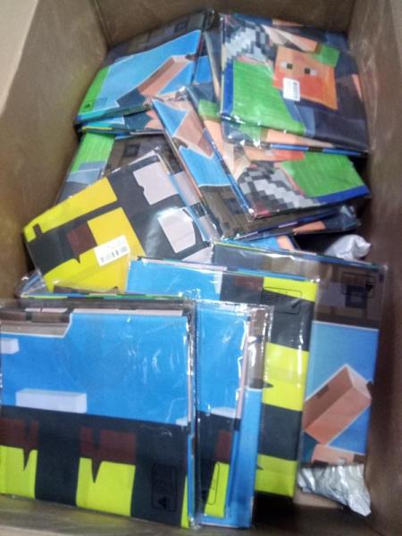 General Merchandise- Pixel Birthday Backdrop, Graduation Yard Sign, 4 Pcs Adjustable Bed Support Legs - MSRP $995