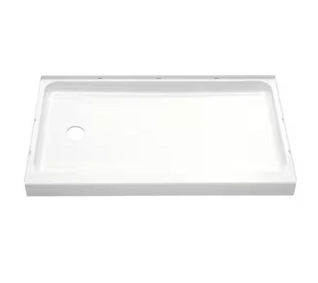 General Merch - Sterling Alcove Shower Pan Base, HOUSE OF FARA Primed MDF Baseboard Mouldings - Est Retail $7,013 -1plt