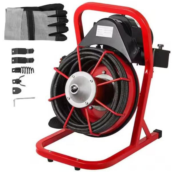 Plumbing - SKYSHALO Drain Cleaning Machine, DELUXE LIVING, SINKOLOGY, YULIKA, Glacier Bay, Everbilt - Est Retail $1,247