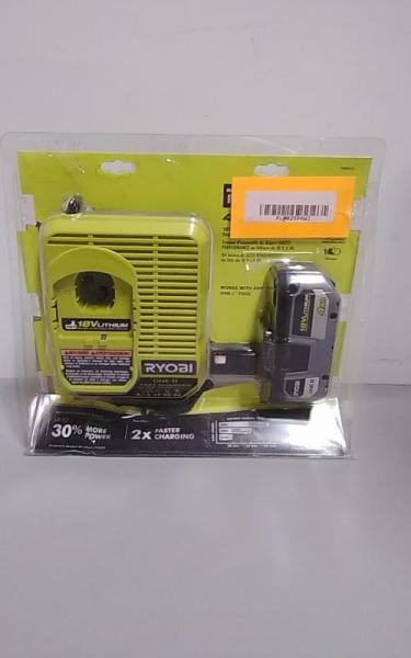 RYOBI ONE+ 18V HIGH PERFORMANCE Starter Kit w/4Ah Battery & Charger - MSRP $99