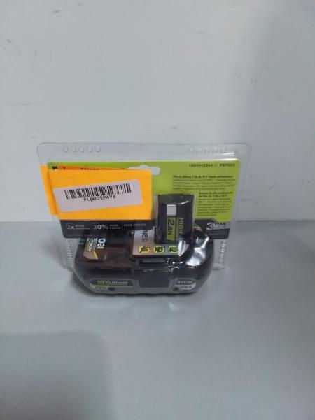 RYOBI ONE+ 18V 2Ah Lithium-Ion HIGH PERFORMANCE Battery - MSRP $89