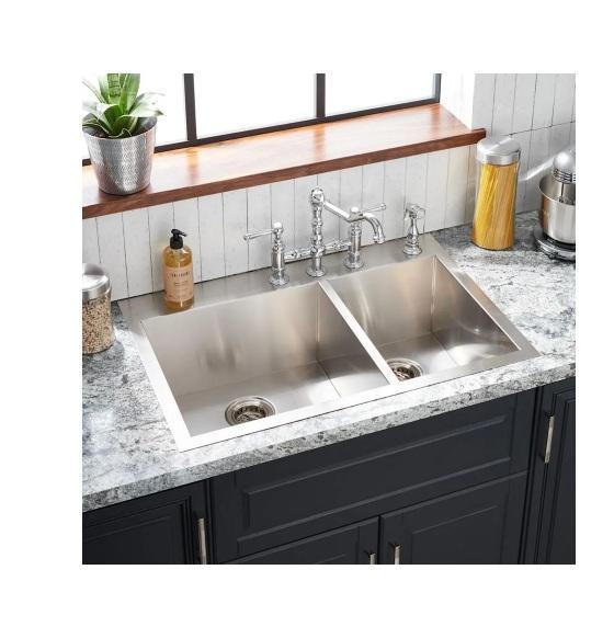 Signature Hardware SHSKDMA2BZL4 Kitchen Sink - MSRP $479