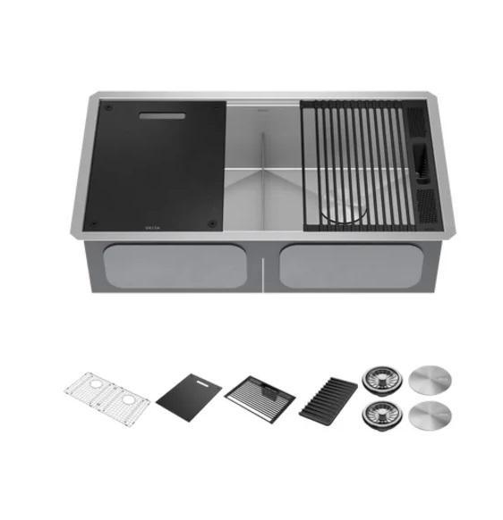 Delta 95B931-33D-SS Kitchen Sink - MSRP $729