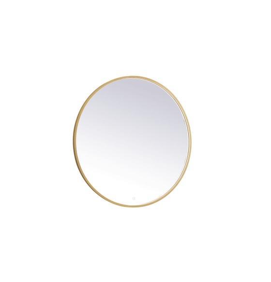 Elegant Lighting MRE6042BR Framed Bathroom Wall Mirror - MSRP $414