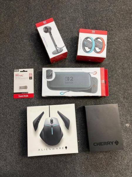Wholesale Lot, Nintendo, Alienware, and More!!! 100 items, MSRP $2500