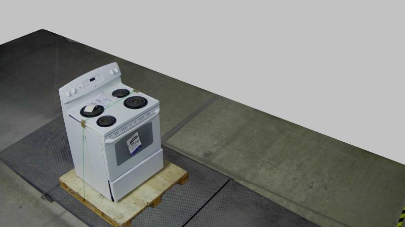 Salvage - GE JCBS280DMWW 30" Freestanding Electric Range - MSRP $695