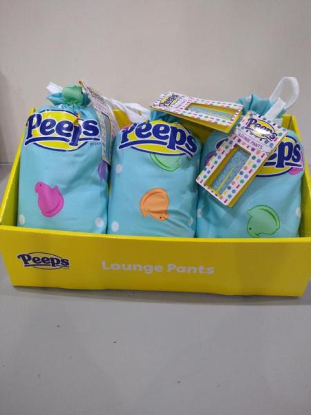 Seasonal - PEEPS Lounge Pants, Peeps Candy Chick Pants - MSRP $6,639