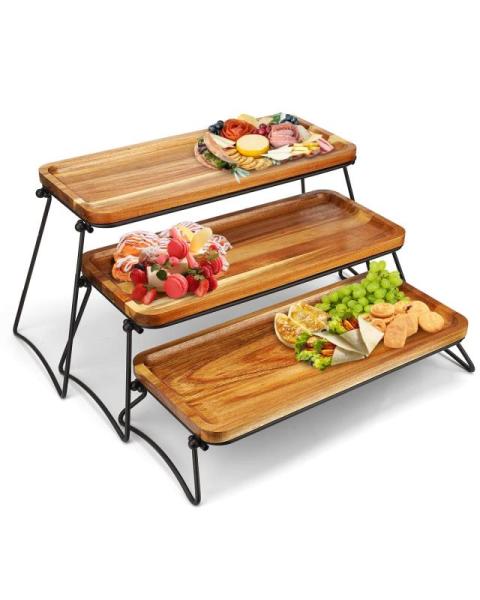 3 Tier Cupcake Stands, Plastic Reusable Tumblers, Filament Dehydrator, Coat Hanger Racks - MSRP $4,709