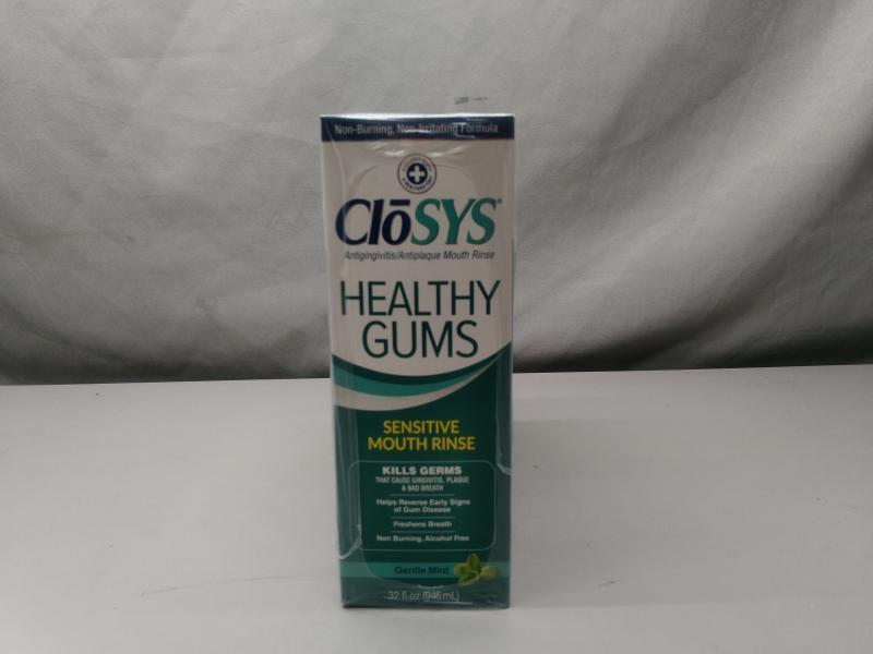 Pallet of CloSYS Healthy Gums Oral Mouthwashes, Gentle Mint - MSRP $1,844